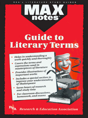 cover image of The Guide to Literary Terms (MAXNotes Literature Guides)